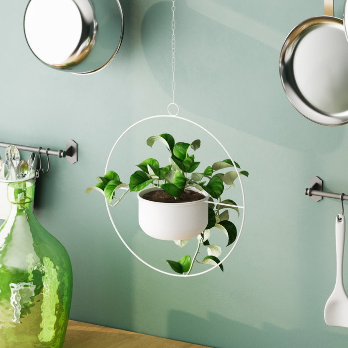 Aberto Design Payanda - Maceta decorativa Blanca